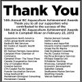 Thank You! Campbell River Mirror, Mar. 1, 2013